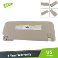Driver Side Grey Sunvisor for Chevrolet Silverado Avalanche GMC Sierra Yukon (2007–2014)