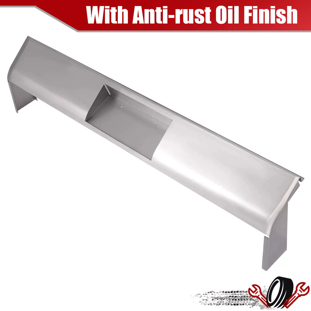 Rear Steel Roll Pan with License Box for Chevy GMC Truck (1947–1953)