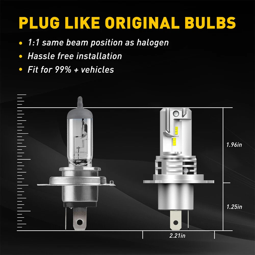AUXITO H4 9003 LED Headlight Kit for [Make Model]
