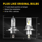 AUXITO H4 9003 LED Headlight Kit for [Make Model]