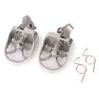 Silver Front Rider Footpegs Rearset for BMW R1200GS ADV (2013-2017)