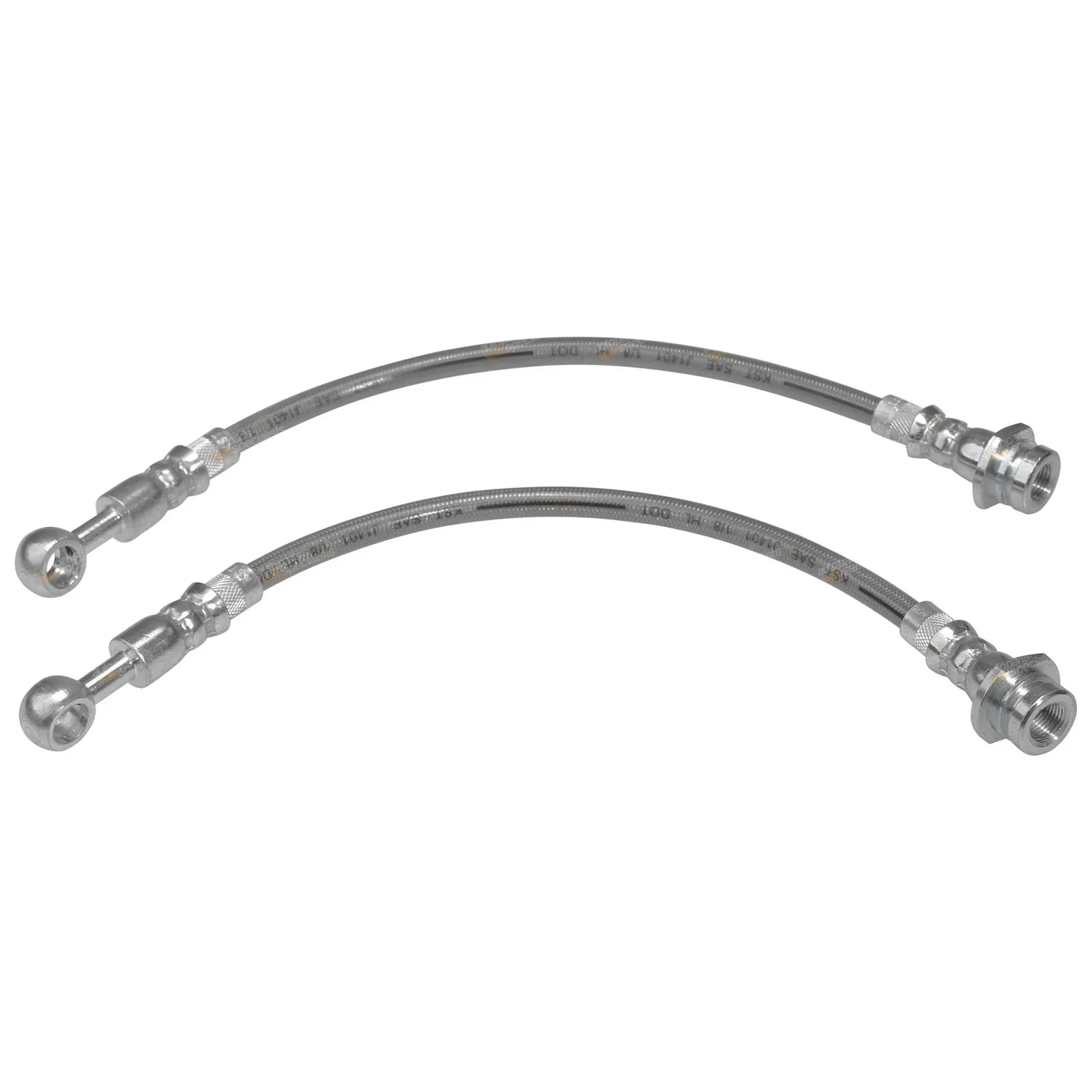Rear Braided Brake Line Hoses for Nissan Patrol GQ (1988 - 1997)