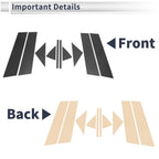 10pcs Door Pillar Window Trim for Mazda 3 Axela (2014–2018) Carbon Fiber