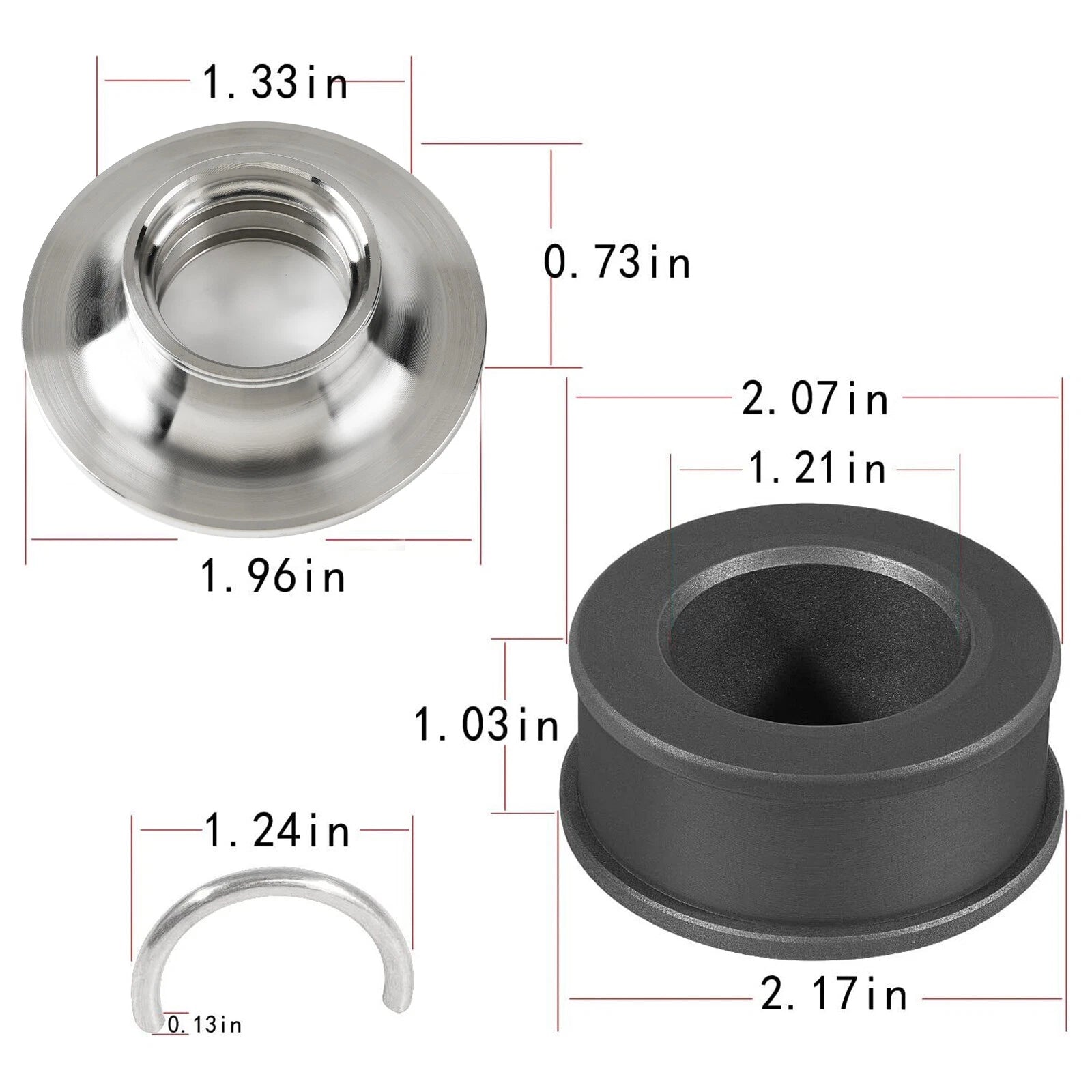 Rebuild Kit for SeaDoo 4-TEC Drive Shaft Carbon Ring Seal (295501143, 295501200)