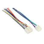 Set of 2 Car CD Player Wiring Harness Radio Adapters for Toyota (1987–up)