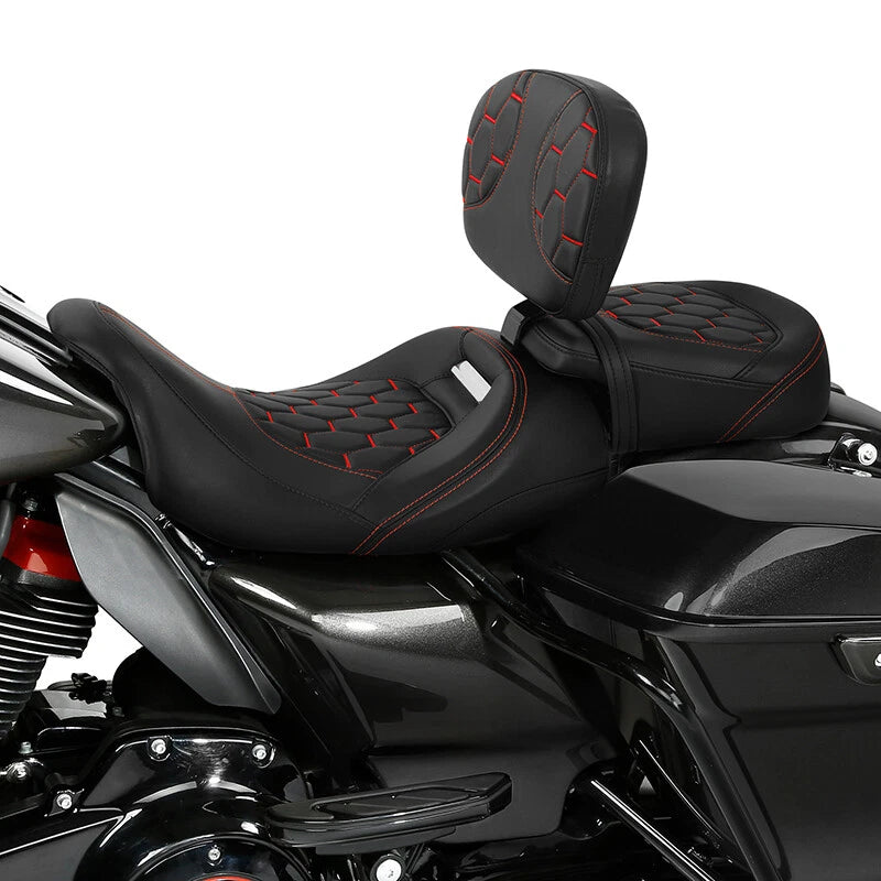 Driver & Passenger Seats Backrest for Harley CVO Road Glide (2009–2023)