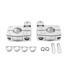 Crash Bar Mount Foot Peg Bracket for Harley (25MM, Chrome)