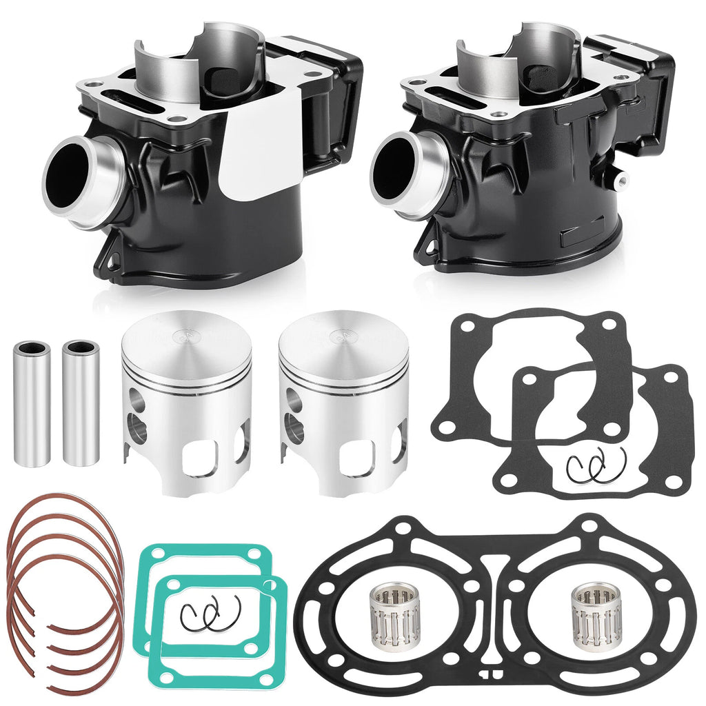 Set of 2 Forged Pistons with Gaskets for Yamaha Banshee (1986–2006) 11:1
