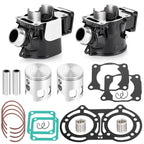 Set of 2 Forged Pistons with Gaskets for Yamaha Banshee (1986–2006) 11:1