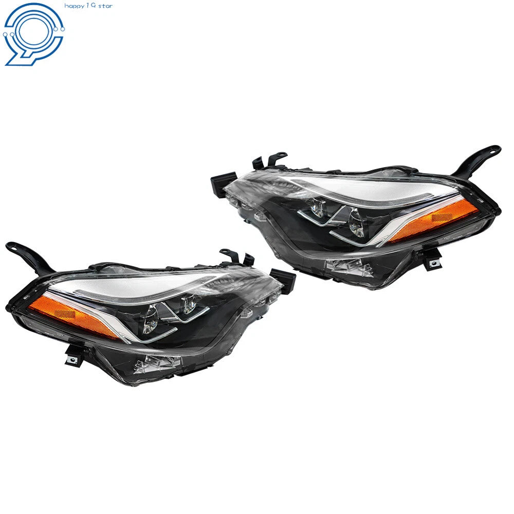 Headlights for Toyota Corolla SE XLE XSE Sedan (2017-2019) Pair