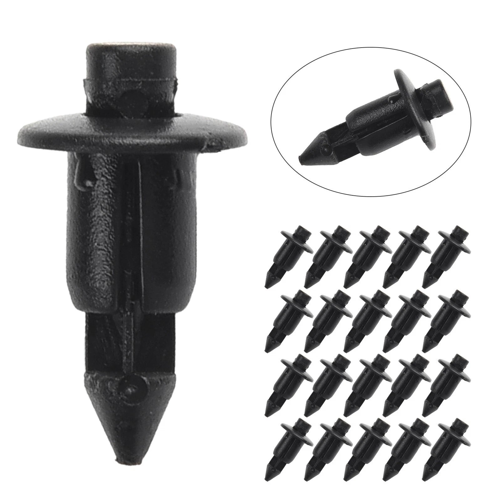 20PCS 6mm Plastic Rivet Clips for Suzuki Kawasaki (All Years)