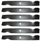 6 Lawn Mower Blades for Husqvarna Craftsman 50" Deck (Fits 137380 5321)