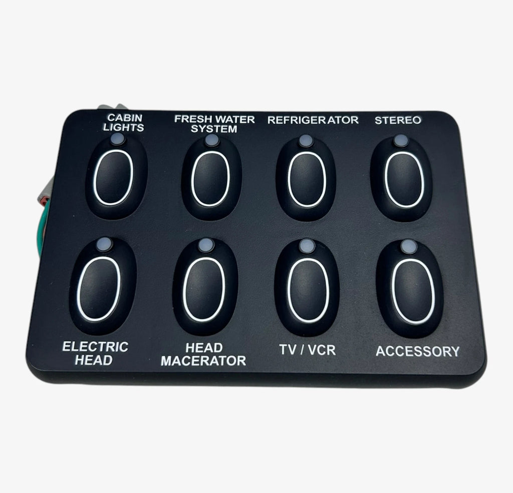 Multi Function 8 Position Cabin Switch Panel for Pursuit Boats