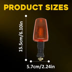 2X Rear Turn Signal Indicator for Yamaha Trailway TW200 (1988–2017)
