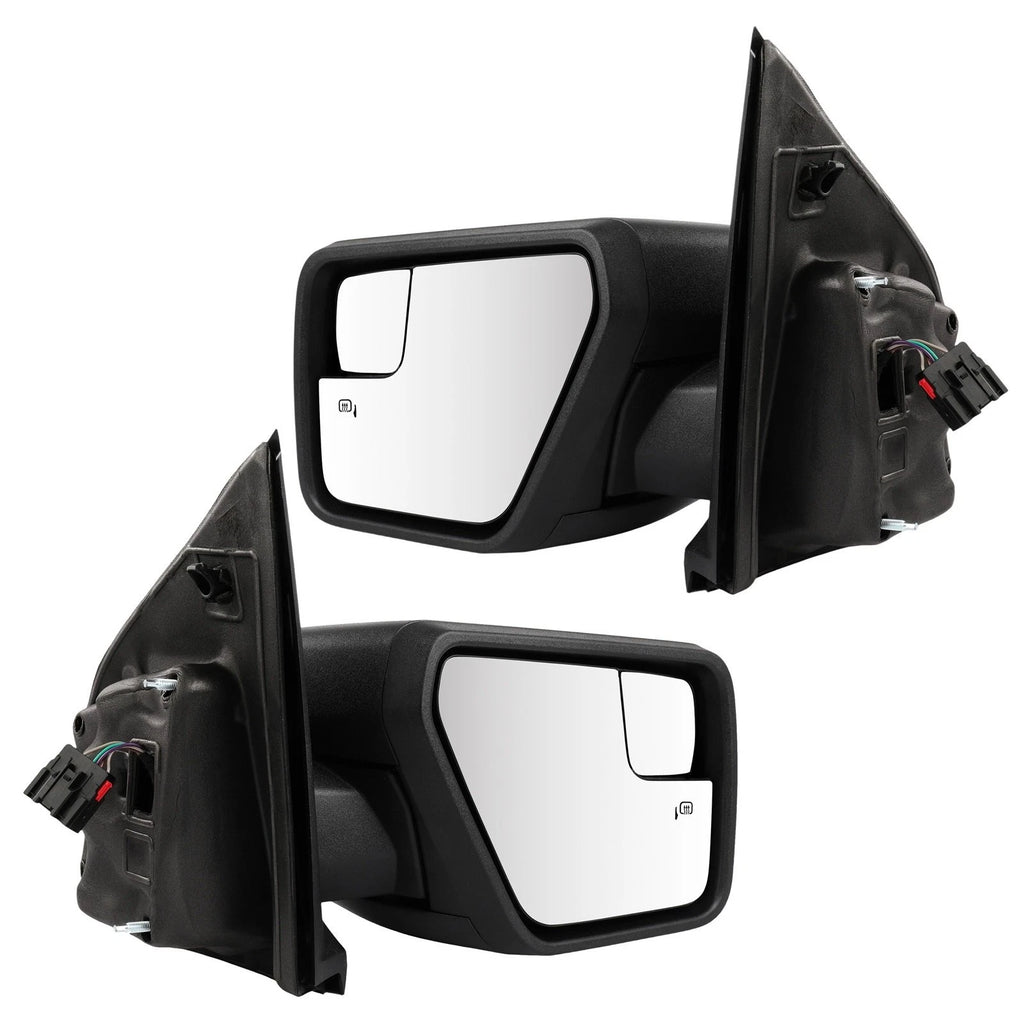 Pair Side View Mirrors for Ford F-150 XL XLT King Lariat (2021–2024) Power Heated