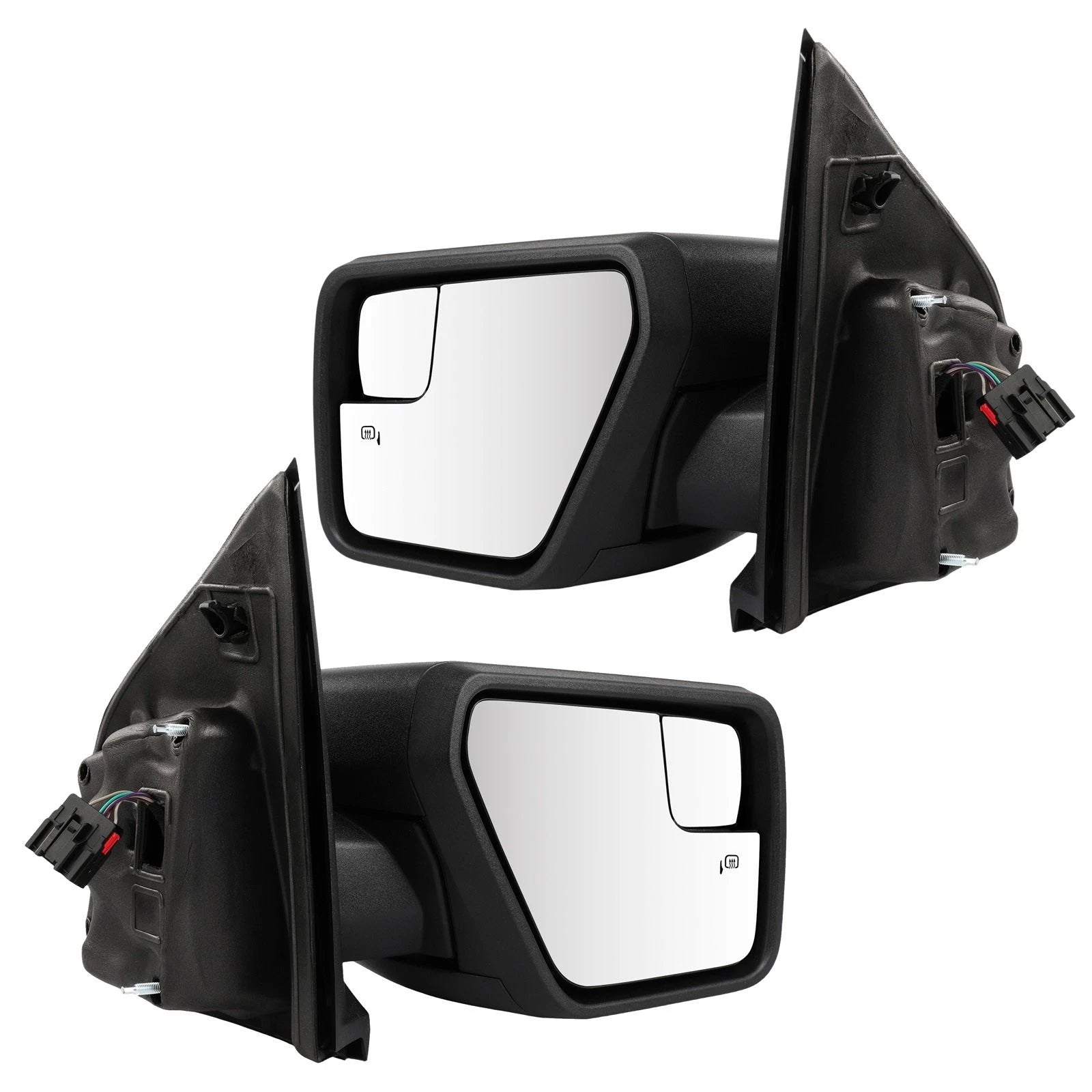 Pair Side View Mirrors for Ford F-150 XL XLT King Lariat (2021–2024) Power Heated