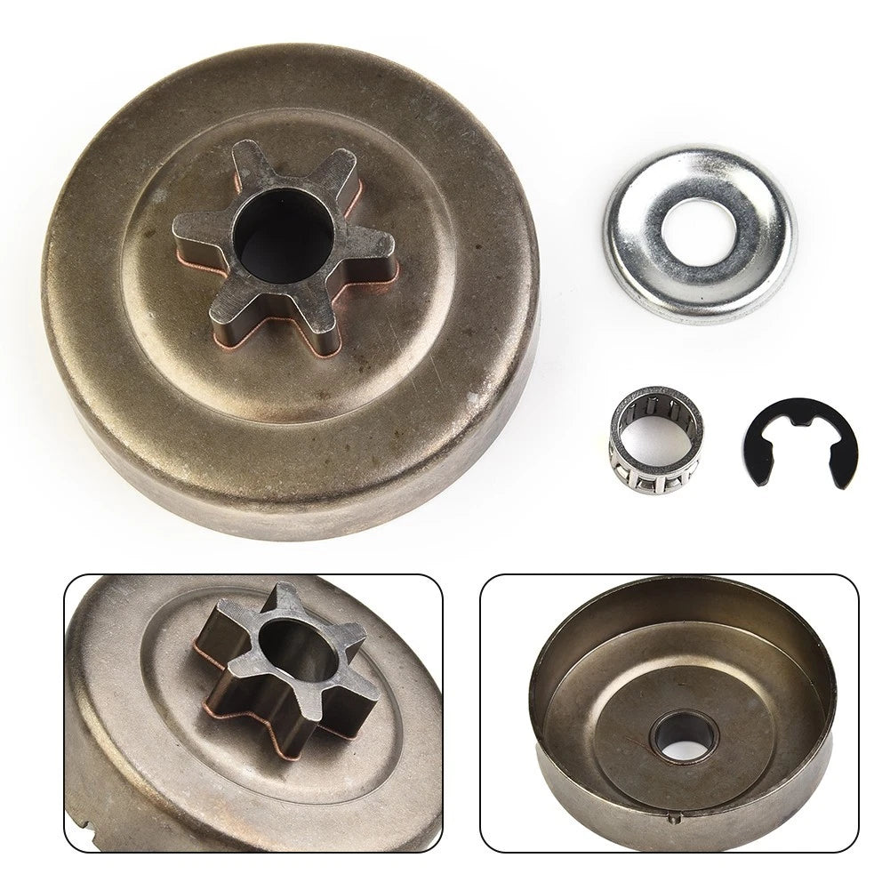 Replacement Clutch Drum Sprocket for Chainsaw (3/8" 6T)