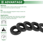 Set of 5 Oil Seal Rotary Shaft Seal NBR Rubber 14x28x7mm