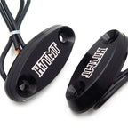 Black Mirror Block Off Base Plate LED for Honda CBR600RR (2003–2011), CBR1000RR (2004–2007)