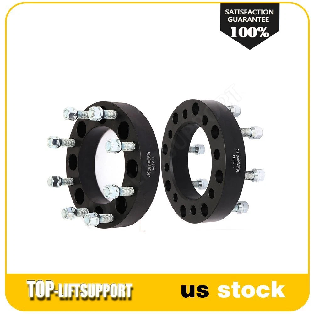 2X 1.5" Wheel Adapters for Chevrolet Silverado 2500 HD (2001–2023)