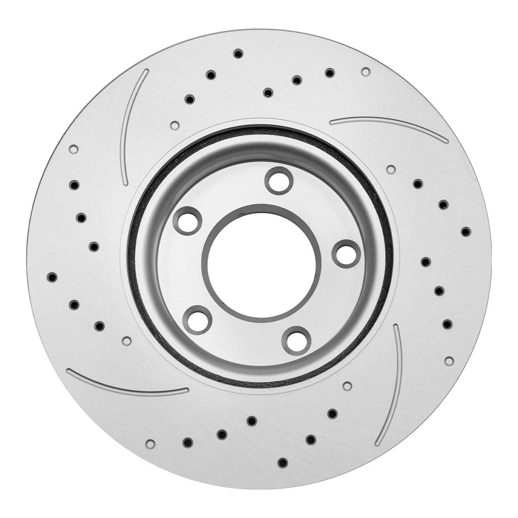 Front Drilled Rotors & Ceramic Brake Pads for Mazda 3 5 (2004–2012)