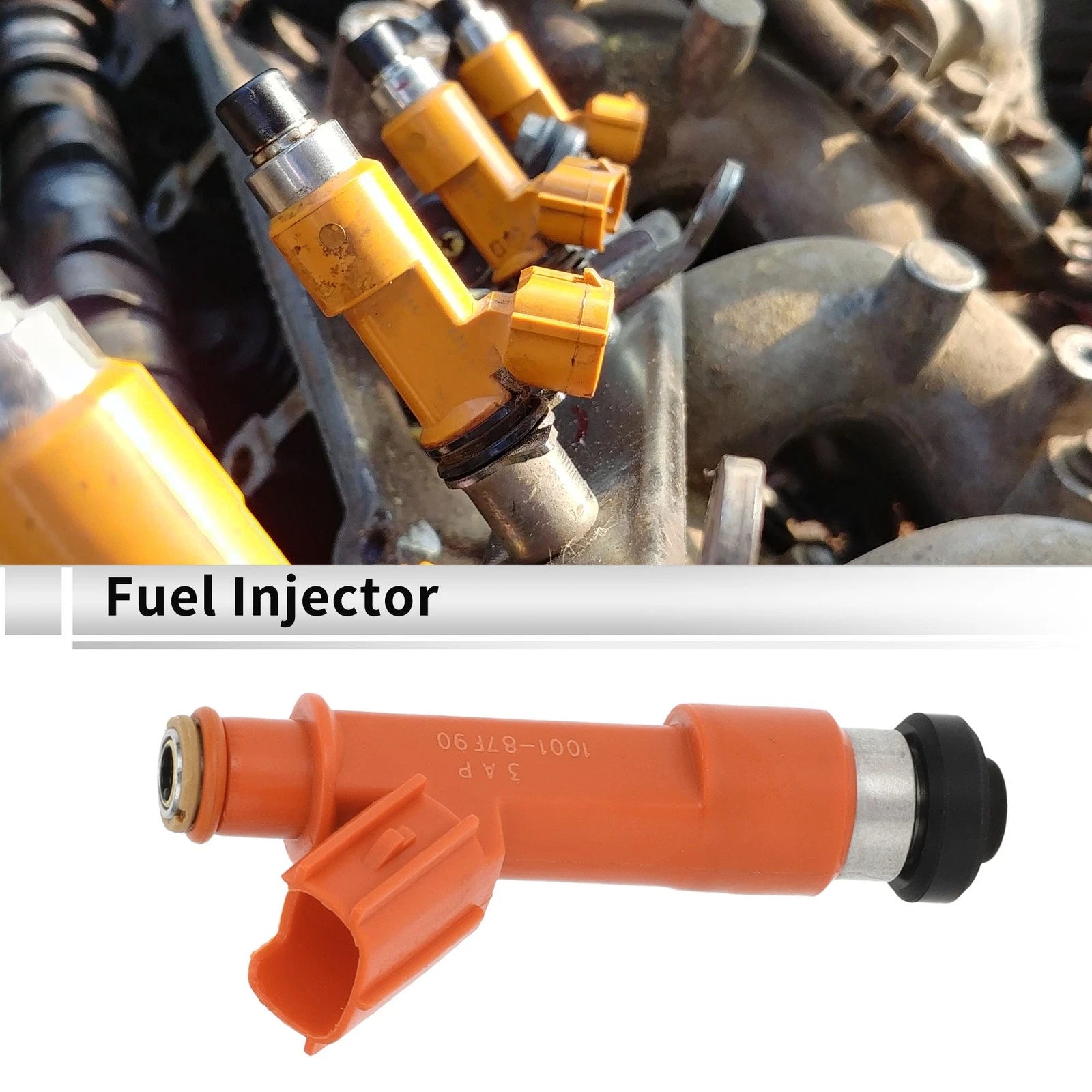 Fuel Injector for Toyota Corolla 1.8L (1998–2008) 1 Pcs Orange