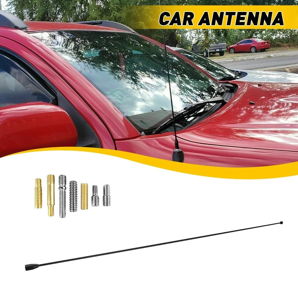 21" Black Stainless Antenna Mast for Toyota Tacoma (1995–2016) EXV