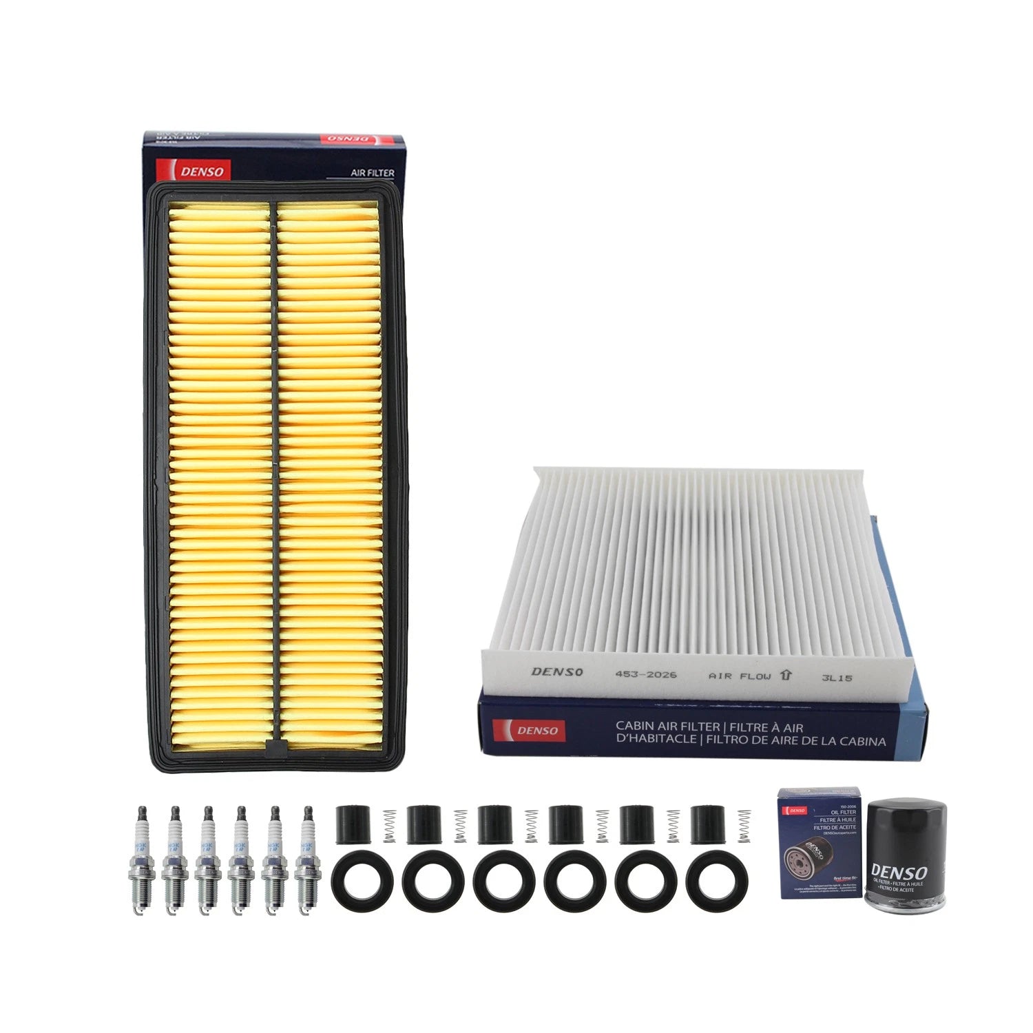 Tune Up Kit with 6 NGK Spark Plugs & Boots for Honda Accord RL TL V6