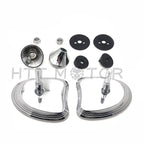 Chrome Inner Fairing Mount Side Rear Mirrors for Harley Street Glide (2014–2017)