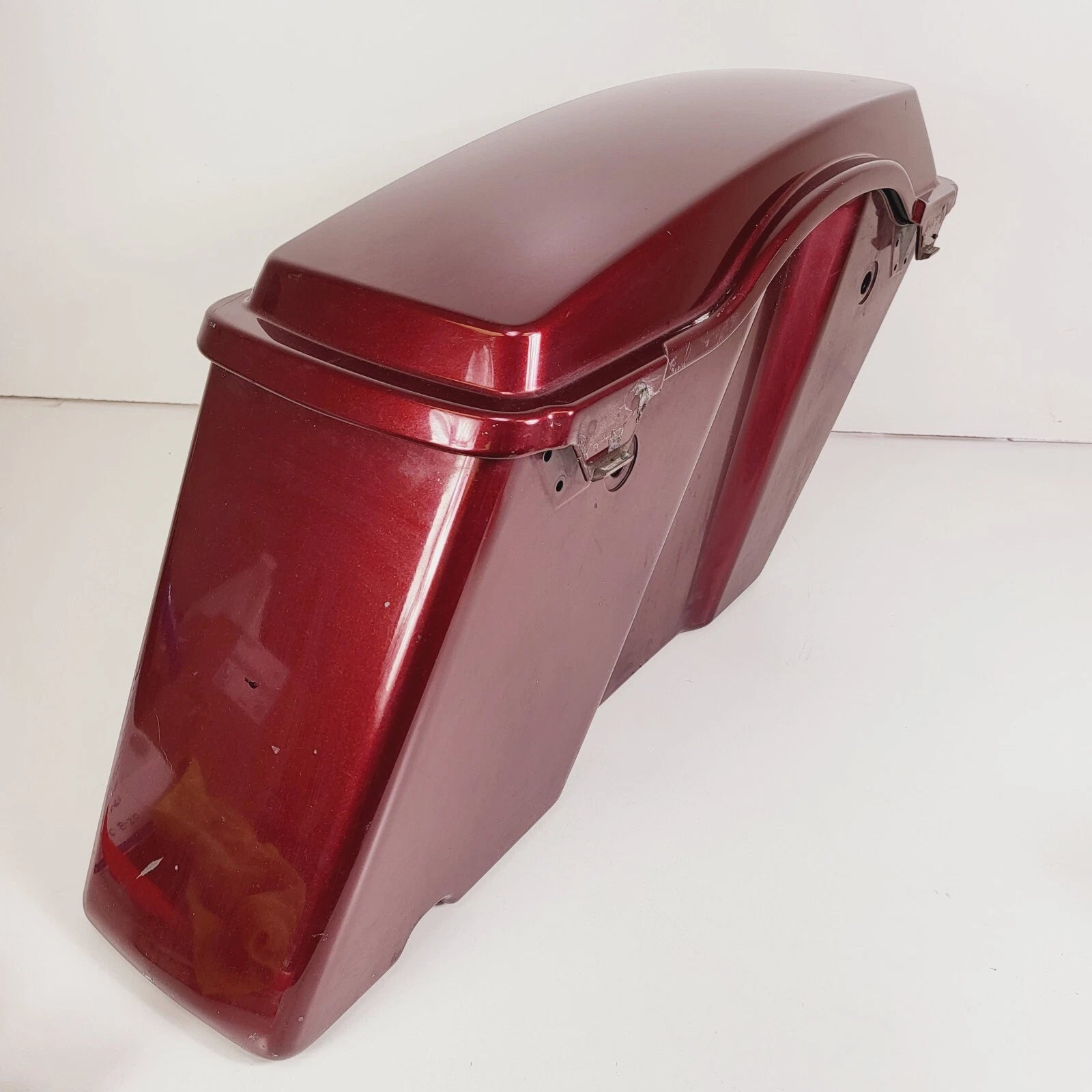 Left Saddlebag and Lid for Harley Davidson Touring (1996–2013) - Red