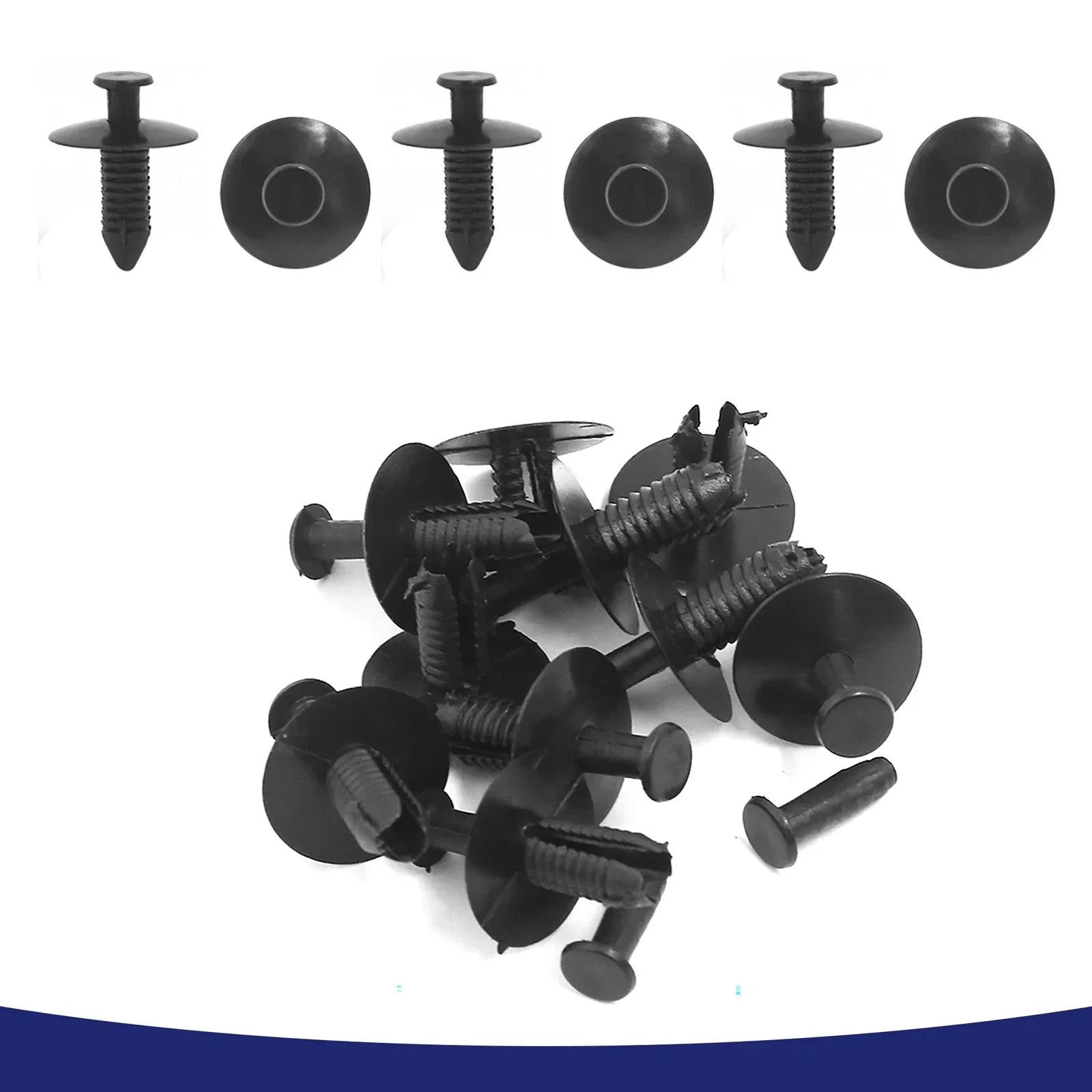 4 x Plastic Push-in Rivet Retainer Fastener Bumper Pin Clips for BMW