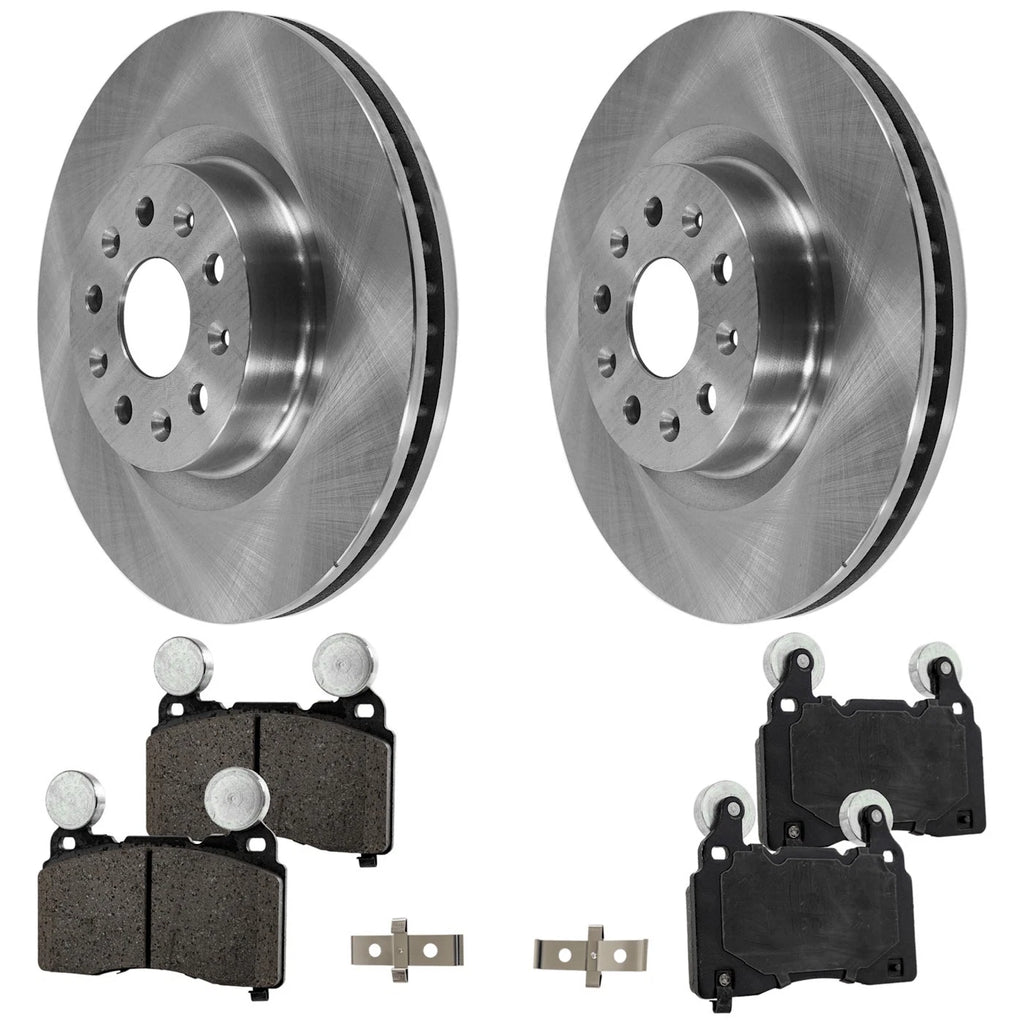 Front Brake Disc Rotors and Pads Kit for Chevrolet Camaro (2022)