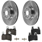 Front Brake Disc Rotors and Pads Kit for Chevrolet Camaro (2022)
