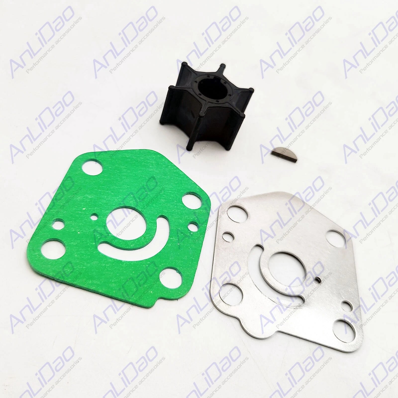 Water Pump Impeller Kit for Suzuki DF9.9 DT15 15C (17400-93951, 18-3256)