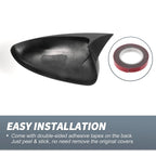 Pair Rearview Mirror Cover Overlay Gloss Black for Chevrolet Cruze (2009–2015)