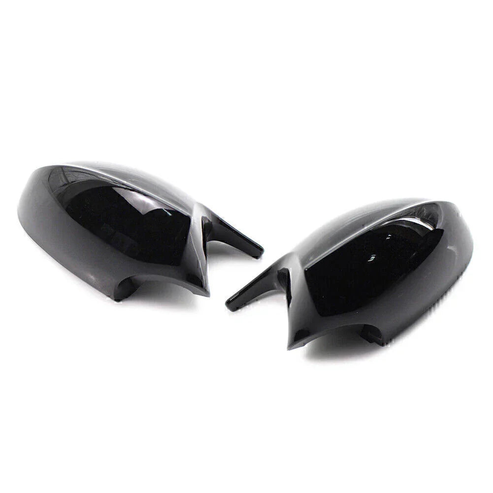 Glossy Black Rear View Mirror Covers for BMW E90 E91 328i 328xi 335xi (2007-2013)