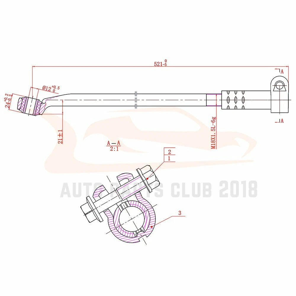 Set of 4 Tie Rod End Links for Chrysler 300M (1998–2004)