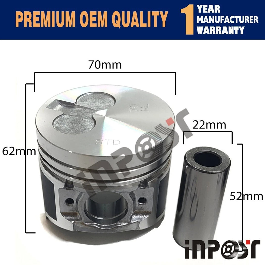 Overhaul Rebuild Kit TK370 TK3.70 for Thermo King Yanmar 370