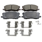 Brake Rotors & Akebono ProACT Pads Kit for Lexus RX 330 350 400h (2004–2008)