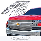Stainless Chrome Billet Grill Insert for Chevy Silverado 1500 (2019-2022)