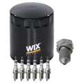 Wix Engine Oil Filter & NGK 6 Iridium IX Spark Plugs for Audi A4 A6 (2000–2006)