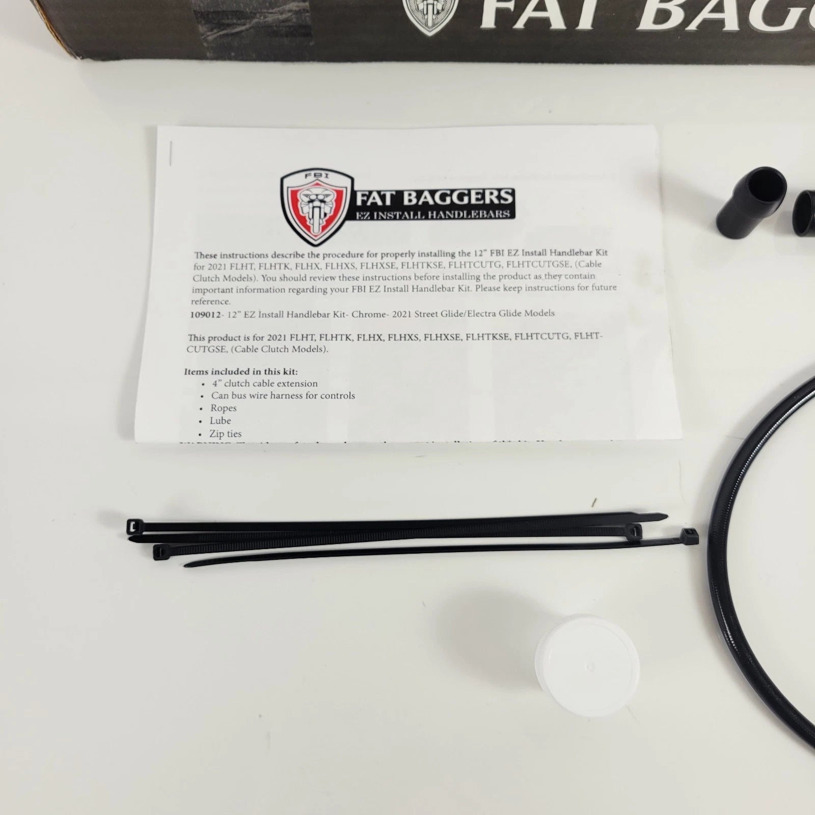 +6" Install Kit for Harley Road Glide FLTRX (2021–2023) 109916-B Black