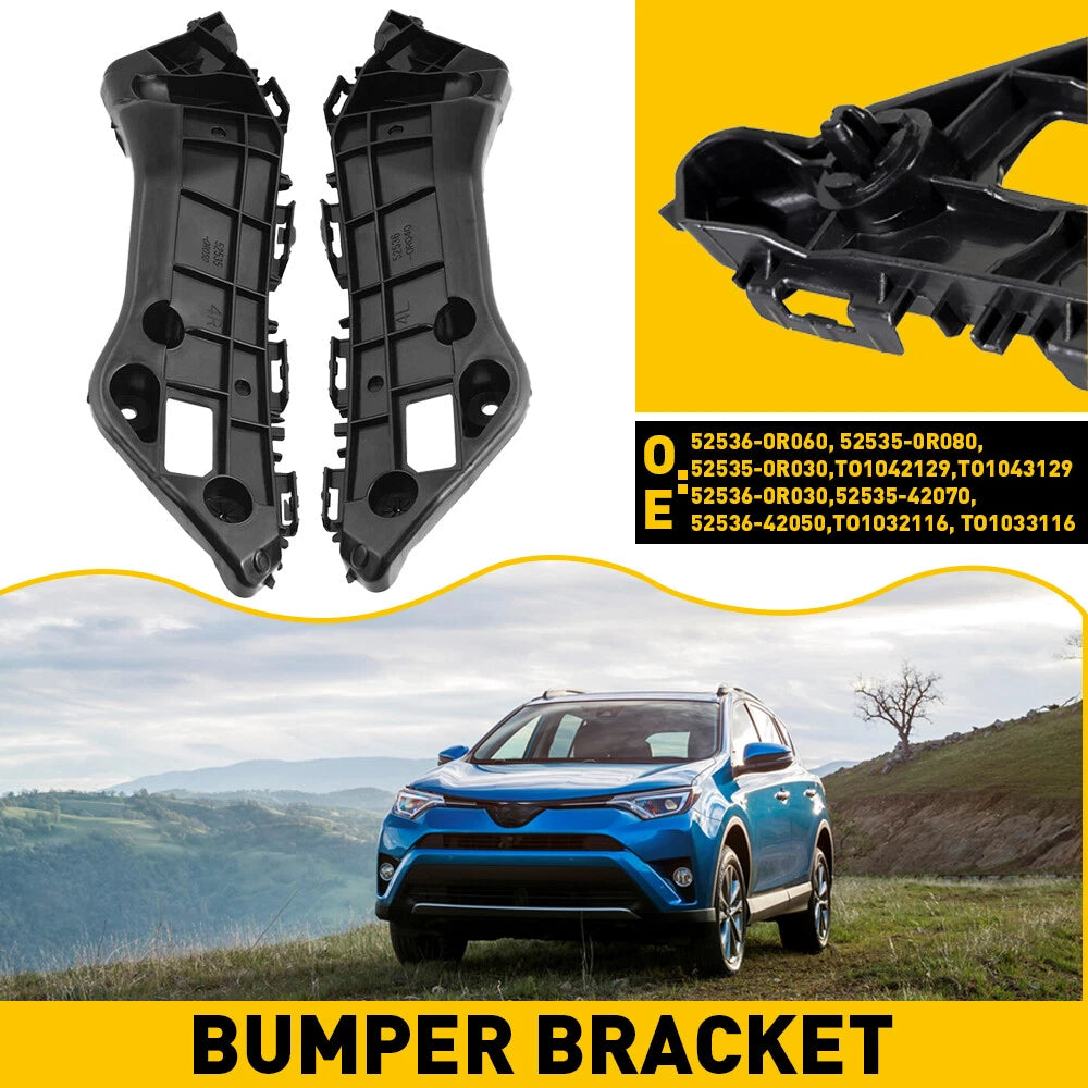 Set of 2 Bumper Brackets for Toyota RAV4 (2016â2018)