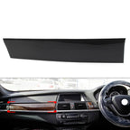 Carbon Fiber RHD Dashboard Panel Cover Trim for BMW X5 E70 X6 E71 (2008–2013)