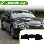 Dashboard Cover for Lexus GS (2006–2011) Black Blue 1Pc