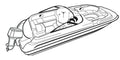 Heavy Duty Waterproof Storage Cover for Bayliner Element F21
