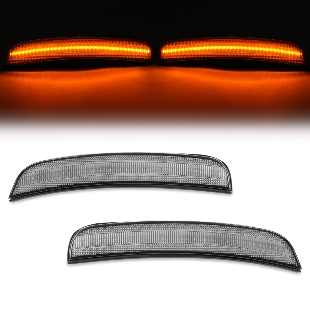 LED Side Marker Light for Chrysler 300 (2015–2023) Front Fender Smoked Lens