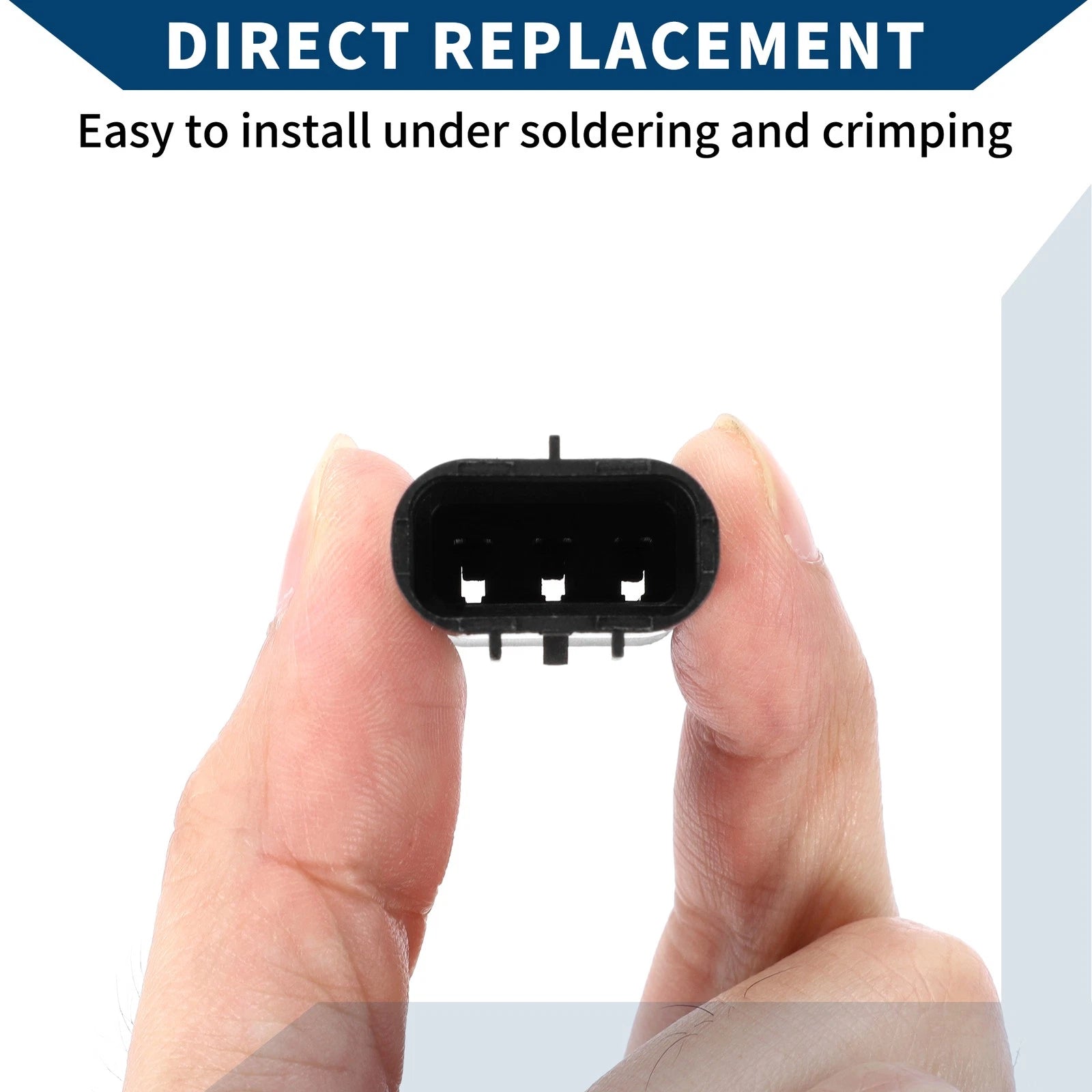 3 Pin Intake Air Pressure Sensor Connector Plug for Toyota 