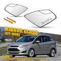 2X Non-Heated Wing Mirror Glass for Ford Escape (2013–2016) & C-Max Hybrid (2013–2018) LH+RH