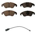 Hella Front Low-Met Disc Brake Pad w/Sensor for Audi A4 A5 S5 Allroad (2008–2023)